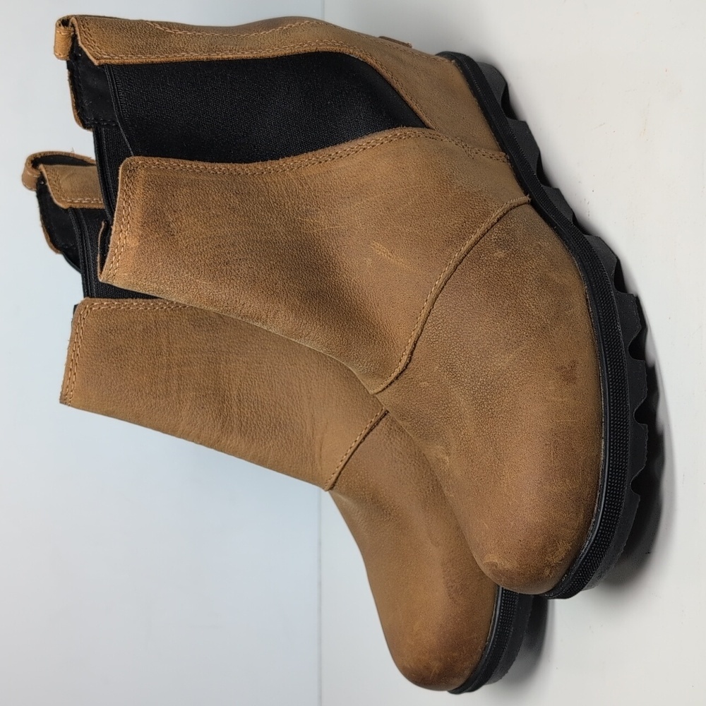 Sorel Joan of Arctic II hidden wedge brown ankle boot womans sz 9.5 EU 40.5 - Picture 2 of 15